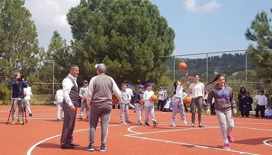 New Multi Sport Court at Alethriko Primary School