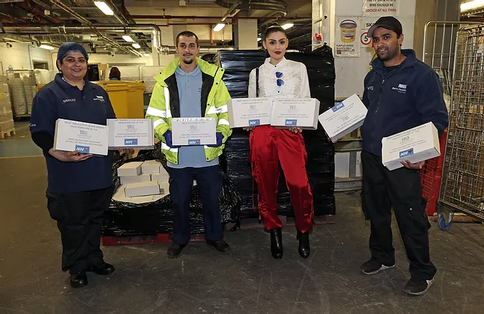 Six Thousand Care Packs Delivered To The NHS Heroes Working At The Royal London Hospital COVID 19